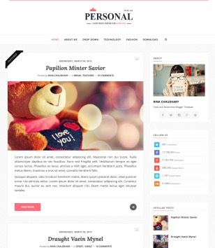 Personal Cleanblogger template