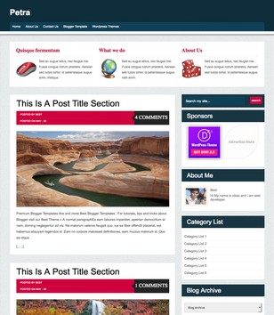 Petrablogger template