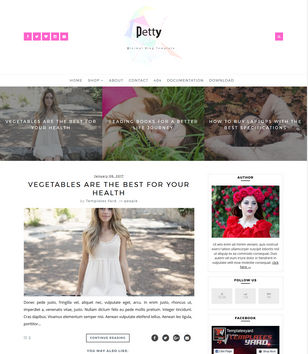 Pettyblogger template