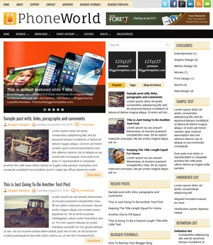 PhoneWorld Technologyblogger template