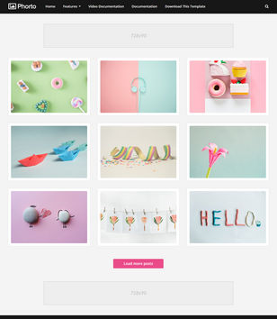Phortoblogger template