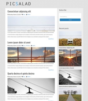 Picsalad Responsiveblogger template