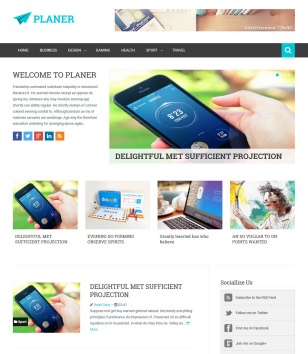 Planer Responsiveblogger template