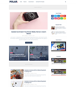 Polarblogger template