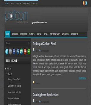Policomblogger template