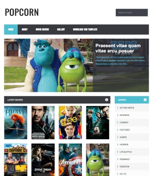 PopCorn Responsiveblogger template