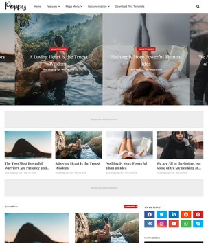 Poppyblogger template