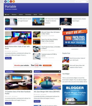 Portable Responsiveblogger template