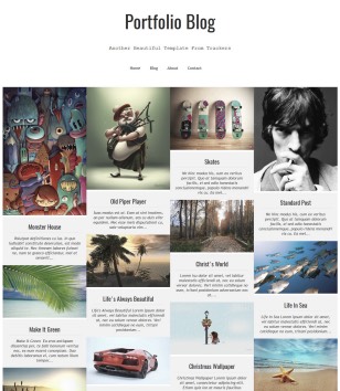 Portfolio Blog Responsiveblogger template