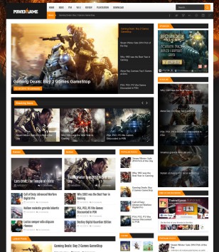 Magazine PowerGameblogger template