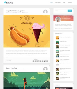 Pratico Light Responsiveblogger template
