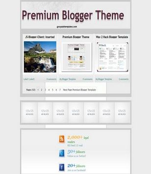 Premium Blogger Themeblogger template