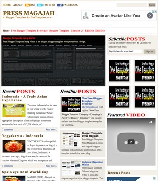 Press Magajahblogger template