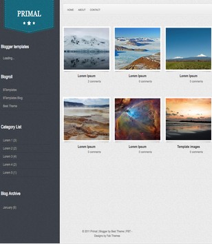 Primalblogger template