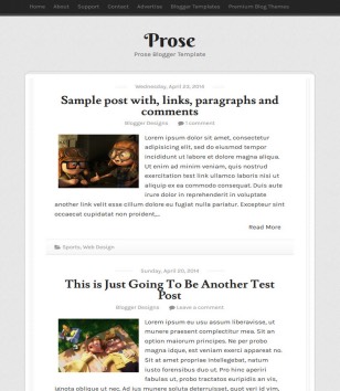 Prose Responsiveblogger template