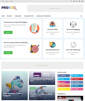 ProSEOblogger template