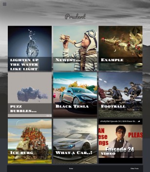 Prudentblogger template