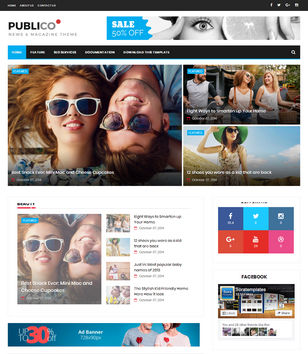 Publico Magazineblogger template