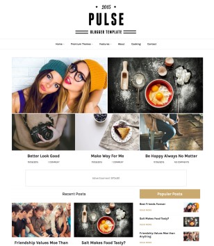 Pulse Responsiveblogger template