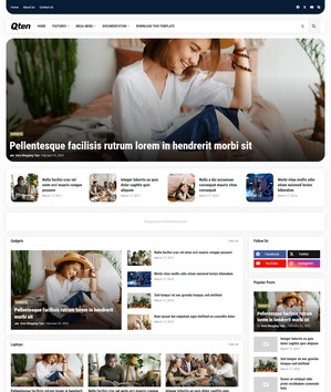 Qtenblogger template