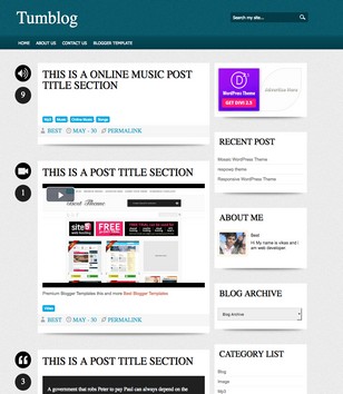 Quadeblogger template