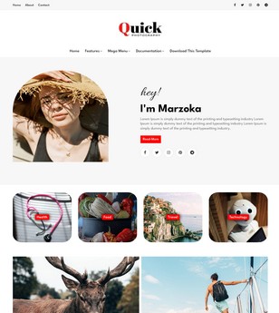 Quickblogger template