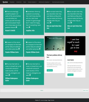 Quotes Responsiveblogger template