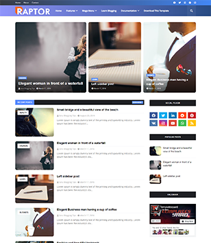 Raptorblogger template