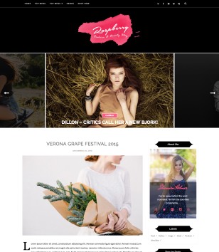 Raspberry Darkblogger template