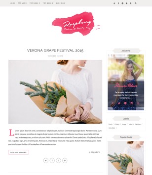 Raspberry Lightblogger template