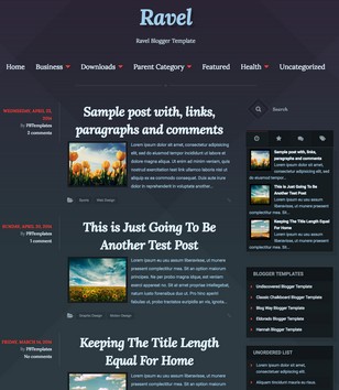 Ravel Responsiveblogger template