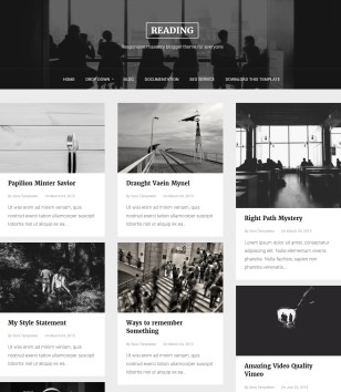 Readingblogger template