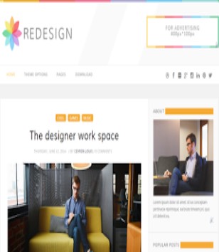 Redesign Responsiveblogger template