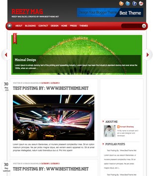 Reezy Magblogger template