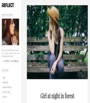 Reflect Personalblogger template
