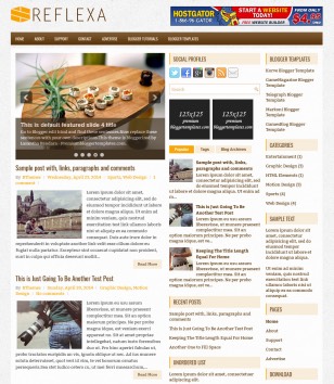 Responsive Reflexablogger template
