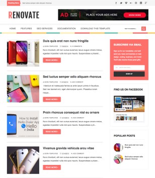 Renovate Techblogger template