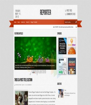 Reporterblogger template