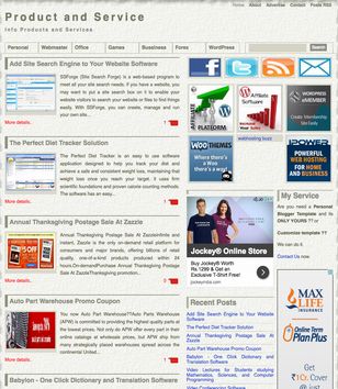 Resensi Postblogger template