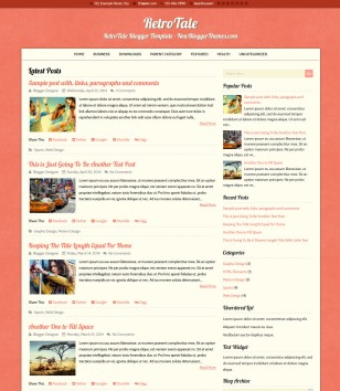 RetroTaleblogger template