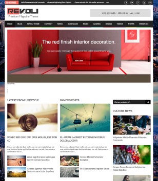 Revoli Boxed Responsiveblogger template