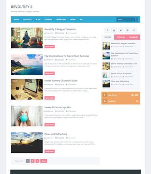 Revoltify Alternate 2blogger template