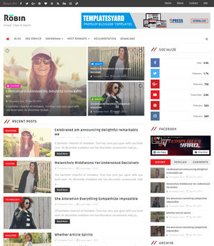 Robin Blogblogger template