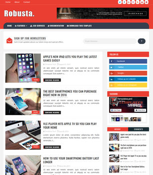 Robustablogger template