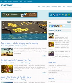 RomanTribuneblogger template