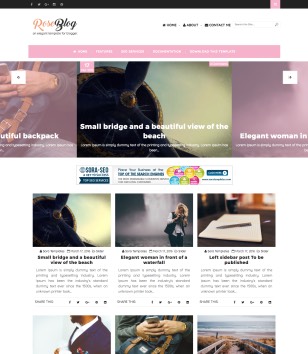 Rose Blogblogger template