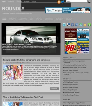 Roundlyblogger template