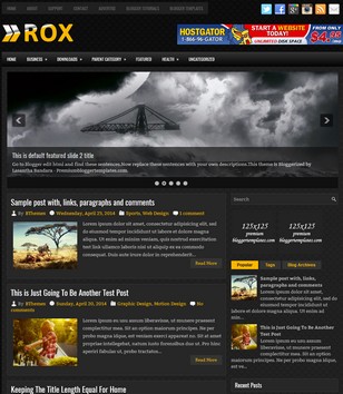 Rox 2 Columnsblogger template