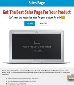 Sales Page Seoblogger template