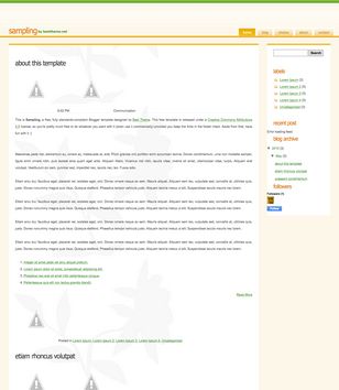 Samplingblogger template